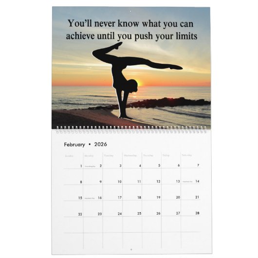 PITTORESKE GYMNASTIEK QUOTE KALENDER (Feb 2026)