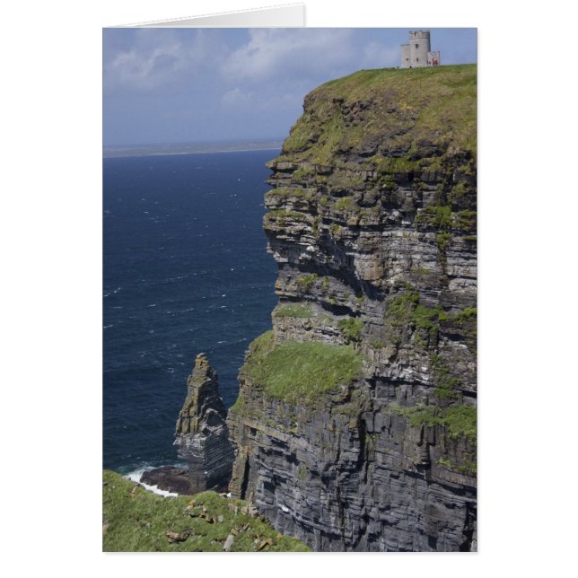 Pittoreske kliffen van Moher en O'Brien's Tower (Voorkant)
