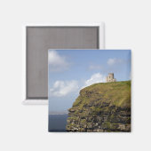 Pittoreske kliffen van Moher en O'Brien's Tower. Magneet (Voorkant / Achterkant)