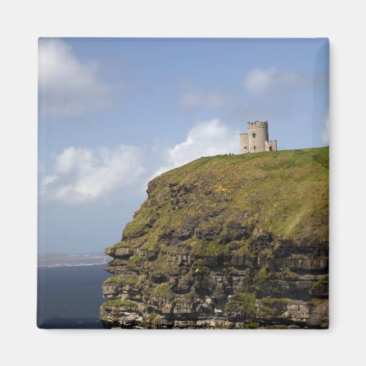 Pittoreske kliffen van Moher en O'Brien's Tower. Magneet (Voorkant)