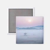 Pittoreske Landschap Bergen Valley Natuur Art Magneet (Voorkant / Achterkant)