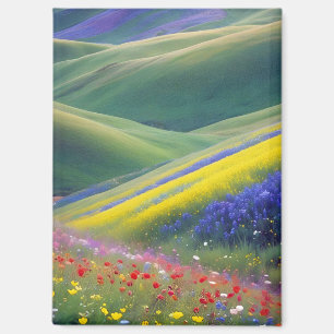 Pittoreske Landschap Bergen Valley Natuur Rustig Magneet