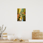 Pittoreske Landschap Forest River Natuur rustig Poster (Keuken)