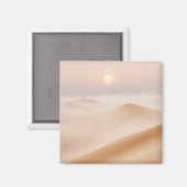 Pittoreske Landschap Woestijn Natuur Achtergrond A Magneet (Voorkant / Achterkant)