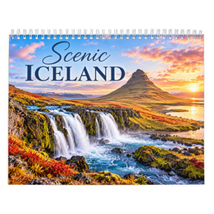 Pittoreske landschappen van IJsland Kalender