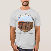 Pittoreske PA Wilds Souvenir Kinzua Bridge LT T-shirt (Voorkant)