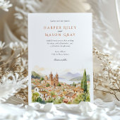 Pittoreske Valle de Bravo Waterverf Kaart