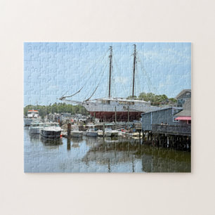 Pittoreske waterkant in Kennebunkport Maine Legpuzzel