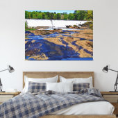 Pittoreske Waterval Canvas Afdruk (Insitu (Slaapkamer))