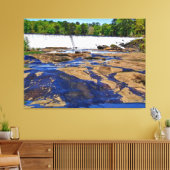 Pittoreske Waterval Canvas Afdruk (Insitu (Woonkamer))