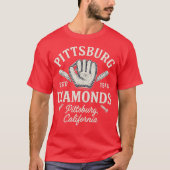 Pittsburg Diamonds - California T-shirt (Voorkant)