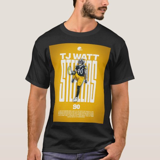 PITTSBURG FOOTBAL #90 T-SHIRT (Voorkant)