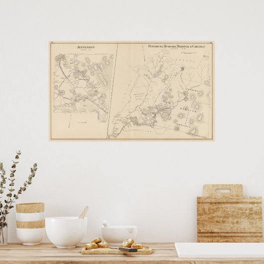 Pittsburg, Hubbard, Webster, Carlisle, Jefferson Poster (Keuken)