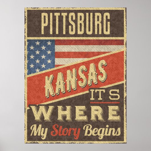 Pittsburg Kansas Poster (Voorkant)