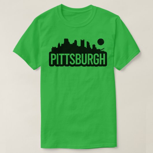Pittsburg Skyline T-shirt (Design voorkant)