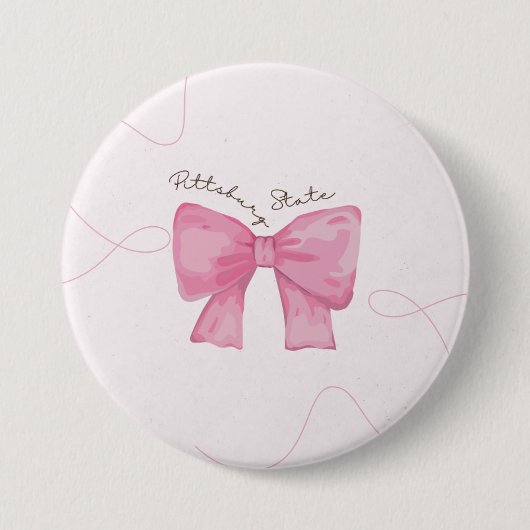 Pittsburg State Bow Button (Voorkant)