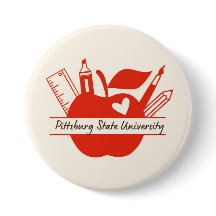Pittsburg State Teacher Button