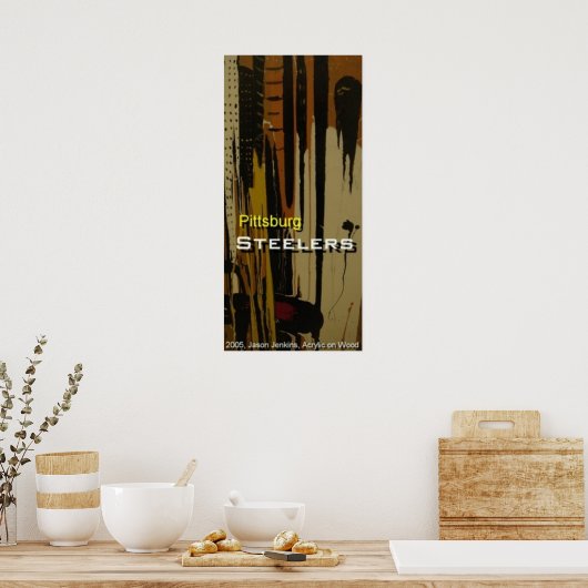 Pittsburg Steelers Poster (Keuken)