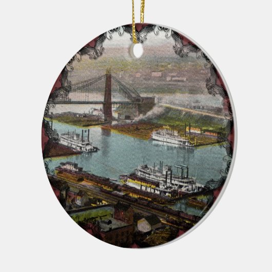 Pittsburgh 1800s Ornament (Links)