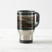 Pittsburgh 1800s Travel Mug Reisbeker (Voorkant rechts)