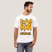 Pittsburgh 412 Area Code Shirt - Steelers Colors (Voorkant volledig)