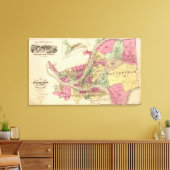 Pittsburgh, Allegheny Canvas Afdruk (Insitu (Woonkamer))