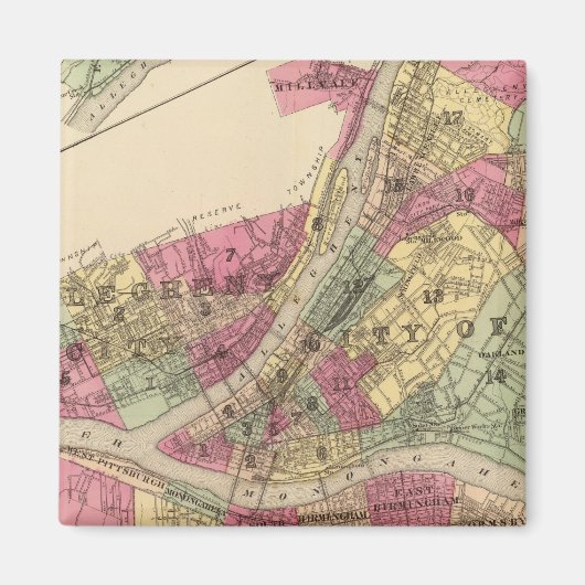 Pittsburgh, Allegheny Magneet (Voorkant)