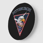 Pittsburgh American Bald Eagle Grote Klok (Hoek)