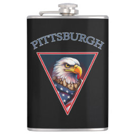 Pittsburgh American Bald Eagle Heupfles