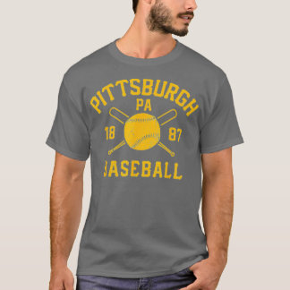  Pittsburgh Baseball Pennsylvania Pirate Re T-shirt
