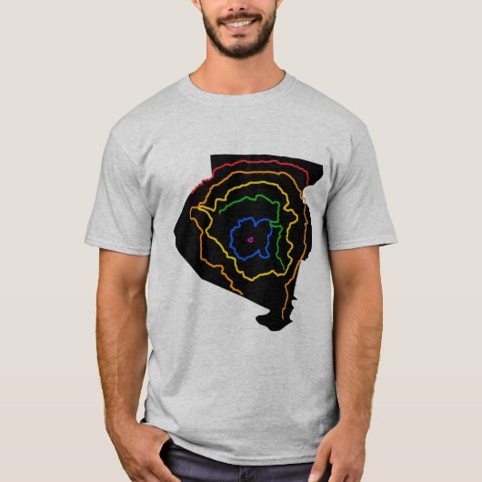 Pittsburgh Belt System T-Shirt (grijs) (Voorkant)