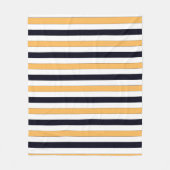 Pittsburgh Blanket Black en Gold Mannen Fleece Deken (Voorkant)