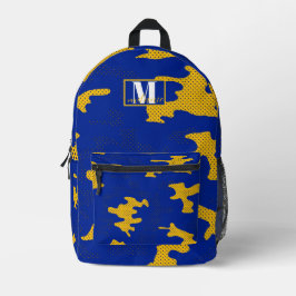 Pittsburgh Blue & Gold  Camo Printed Bedrukte Rugzak