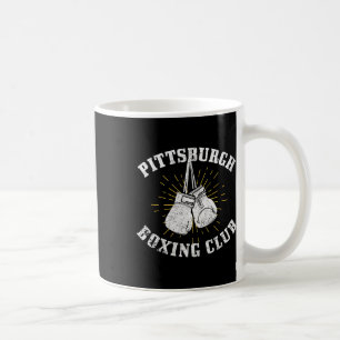 Pittsburgh Boxing Club noodlijdende bokshandschoen Koffiemok