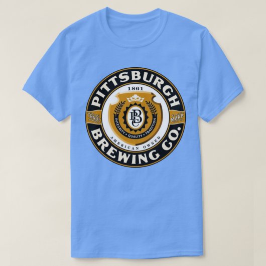 Pittsburgh Brewing Co klassique T-shirt (Design voorkant)
