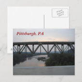 Pittsburgh Bridge Briefkaart (Voorkant / Achterkant)