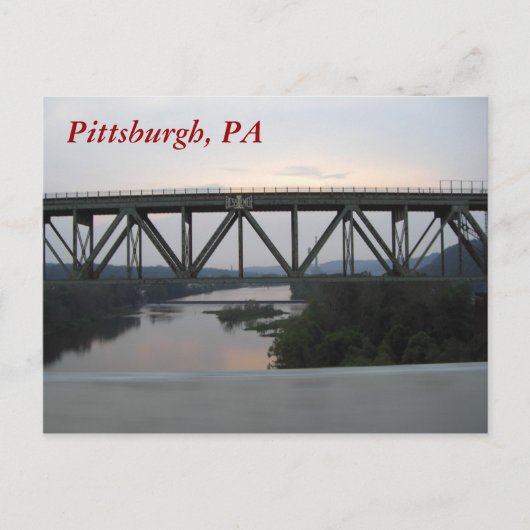 Pittsburgh Bridge Briefkaart (Voorkant)