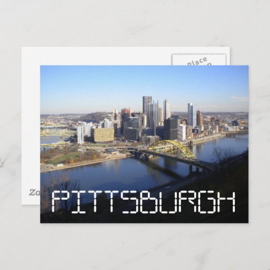 Pittsburgh Briefkaart (Voorkant / Achterkant)