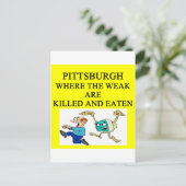 PITTSBURGH BRIEFKAART (Staand voorkant)