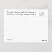 Pittsburgh Briefkaart (Achterkant)