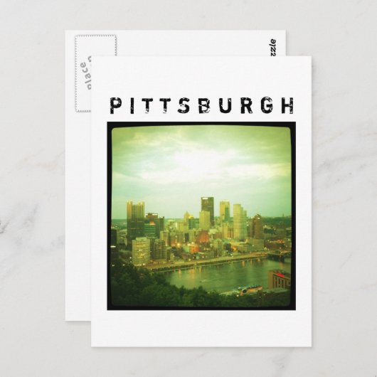 Pittsburgh Briefkaart (Voorkant / Achterkant)