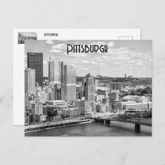 Pittsburgh Briefkaart (Voorkant / Achterkant)