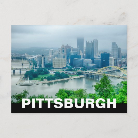 PITTSBURGH BRIEFKAART (Voorkant)