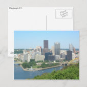 Pittsburgh Briefkaart (Voorkant / Achterkant)
