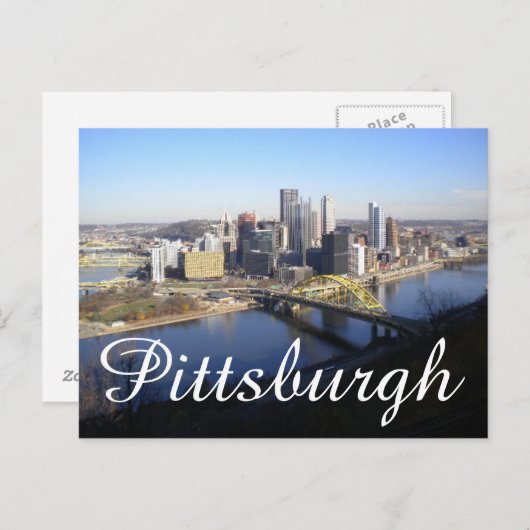 pittsburgh briefkaart (Voorkant / Achterkant)