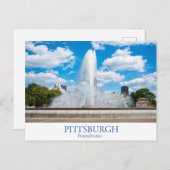 Pittsburgh Briefkaart (Voorkant / Achterkant)