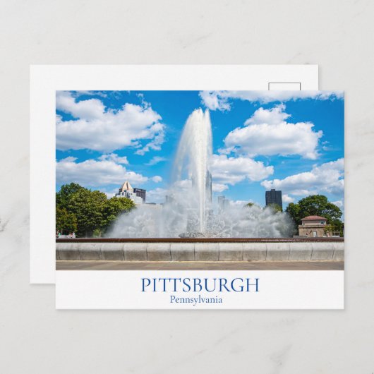 Pittsburgh Briefkaart (Voorkant / Achterkant)