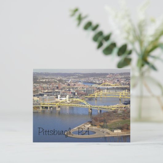 pittsburgh briefkaart (Staand voorkant)