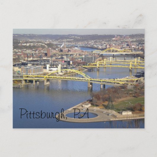 pittsburgh briefkaart (Voorkant)