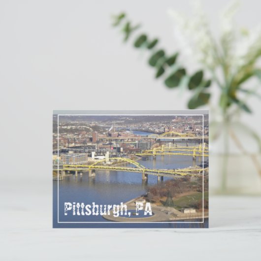 pittsburgh briefkaart (Staand voorkant)